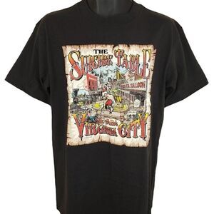 Suicide Table T Shirt Vintage 80s Delta Saloon Virginia City Nevada Made In USA
